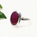 rings Beautiful NATURAL INDIAN RUBY Gemstone Ring Birthstone 925 Sterling Silver Fashion Handmade All Size Gift - by Jewelry Zone
