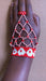 Beautiful Red And White Beaded Maasai Bracelet - By Naruki Crafts