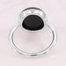 Black Onyx Ring 925 Sterling Silver Handmade Gemstone 12x16mm Bezel Setting for Men’s - by Rajtarang