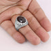 rings Black Onyx Ring 925 Sterling Silver Handmade Gemstone 13X18mm Bezel Setting For Men’s - by Rajtarang
