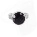 Ring Black Onyx Silver 925 Sterling Handmade Gemstone 14X14mm Bezel Setting For Men’s - by Rajtarang