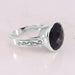 Ring Black Onyx Silver 925 Sterling Handmade Gemstone 14X14mm Bezel Setting For Men’s - 7 by Rajtarang