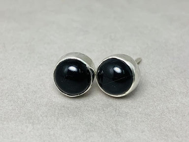 Black Onyx Stud Earrings 925 Silver Erring Sterling Jewelry Everyday Earring For Women, - by Heaven