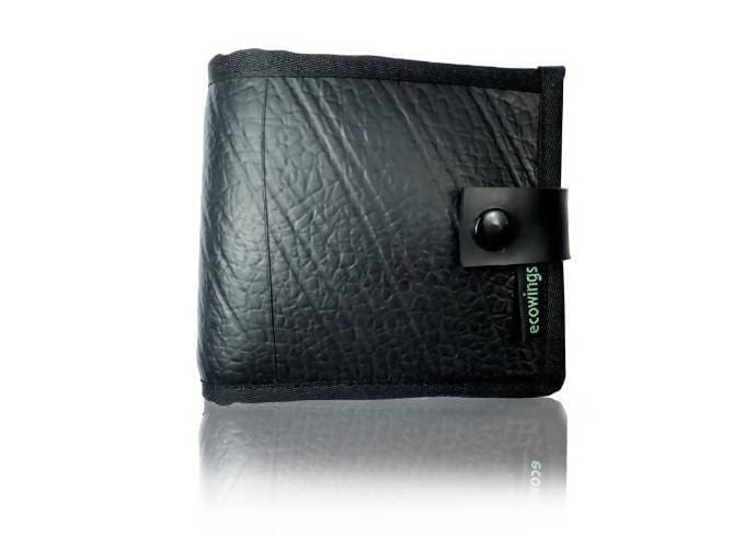 Wallets Black Vegan Leather Wallet - Buck