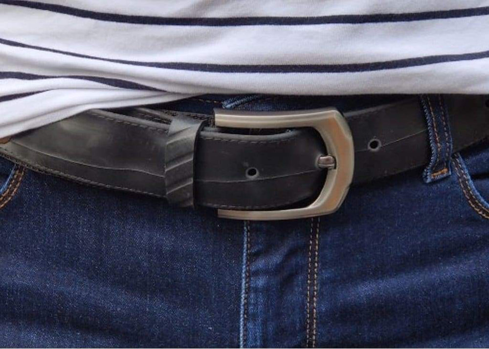Accessories Black Vegan Upcycled Belt