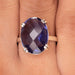 Rings Tanzanite Quartz Ring Solid 925 Sterling Silver Faceted Blue Gemstone Birthstone Gift - by jaipur art jewels
