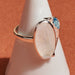 Blue Topaz Rainbow Moonstone 925 Sterling Silver Nickel Free Ring,handcrafted Jewelry,valentine Gift - By Maya Studio