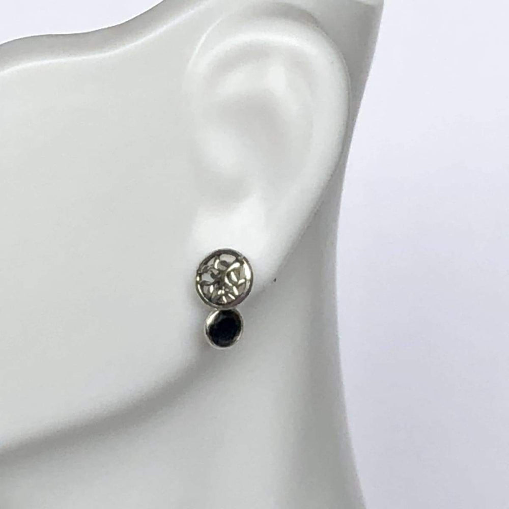 earrings Boho Stud Earrings Crystal Jewelry Minimalist Style Hypoallergenic Studs Rhinestone Drops Best Friend Gift Silver Tree G17 - Title 