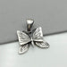 Butterfly charm -Sterling silver pendant- Pretty pendant - PD33 - by NeverEndingSilver