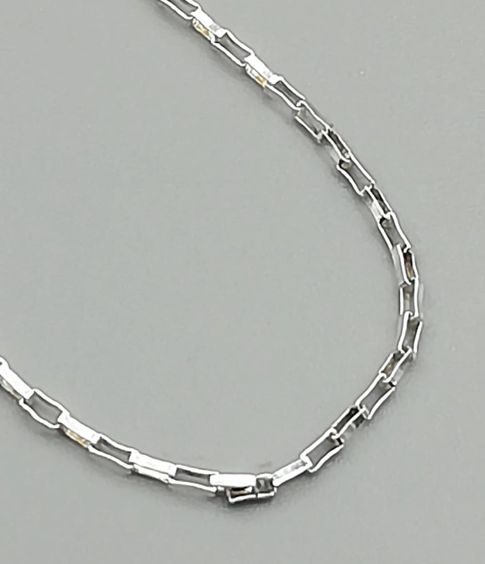 necklaces Cable Neck Chain - Silver - Unisex - Long - Minimalist Style - Jewelry - 925 Sterling - GN3 - Title by NeverEndingSilver