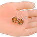 earrings Carnelian Earring 925 Sterling Silver Ring Handmade Boho Flower Shape Drop For Women - by Rajtarang