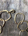 chain golden organic necklace