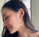 Chunky Gold Hoops | Anchor Link Sterling Silver Dipped | E999 - by Oneyellowbutterfly
