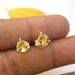 Earrings Sale Citrine Heart Shaped Studs 925 Silver Gemstone Gift for mom Tiny