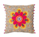 Colorful Bohemian Style Linen Pillow Cover Embroidered Case Tribal Indian Craft Ethnic 16x16 - By Vliving
