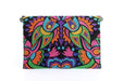 Colorful Embroidered Swirl Kimmi Clutch - Clutches