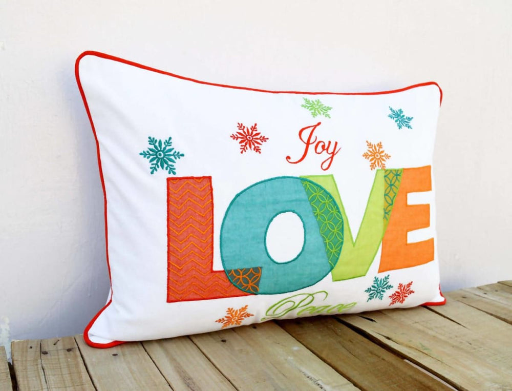 Colorful Love Pillow Cover - By Vliving