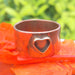 Copper Band Ring Wide Heart Handmade Statement Gypsy Boho Vintage For Everyone Gift Her - By Paradise