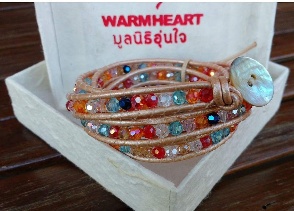 Bracelets Crystal Multicolor Wrap Bracelet