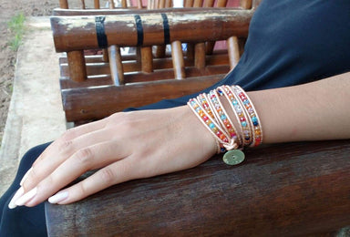 Bracelets Crystal Multicolor Wrap Bracelet