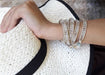 Bracelets Mix Crystal White Wrap Bracelet