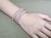 2mm Crystal Wrap Bracelet Pink - By Warm Heart Worldwide