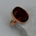 rings Cushion Cut Red Garnet Silver Ring - by Subham Jewels