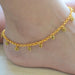 anklets Dainty Floral Anklet Beaded Flower Ankle Bracelet Traditional Indian Payal Gift for Women - by Pretty Ponytails