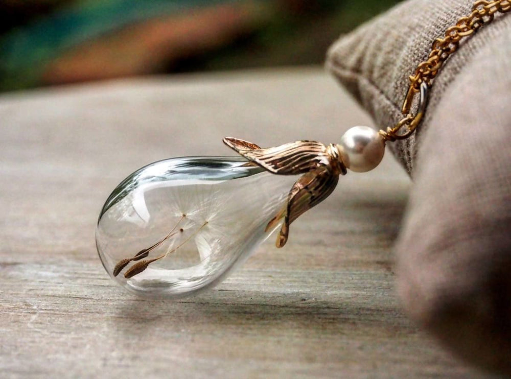 Necklaces Dandelion Wish Necklace - by StylishNature