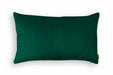 Dark Green Silken Pillow Cover - By Vliving