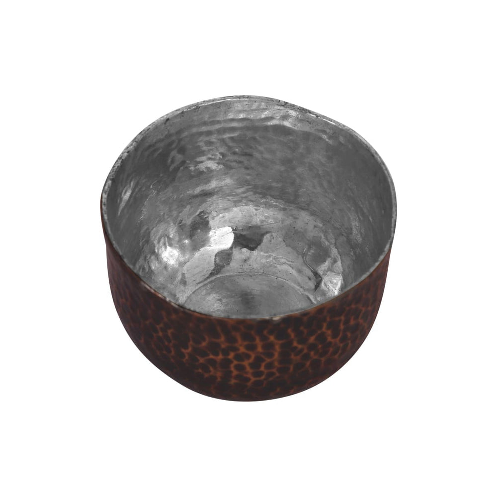 De Kulture Hand Beaten Copper Sake Bowl Ideal For Drinking Soba Soup,2.5x1.5 DH (Inches) - by DeKulture Works Private Limited