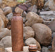 De Kulture Handamade Vintage Pure Copper Water Bottle With Cap 2.75 x 10 Inches (DH) - by DeKulture Works Private Limited
