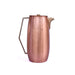 De Kulture Handcrafted Pure Copper Jug Pitcher With Lid 7.5x3.5x9 LWH (Brown) - by DeKulture Works Private Limited