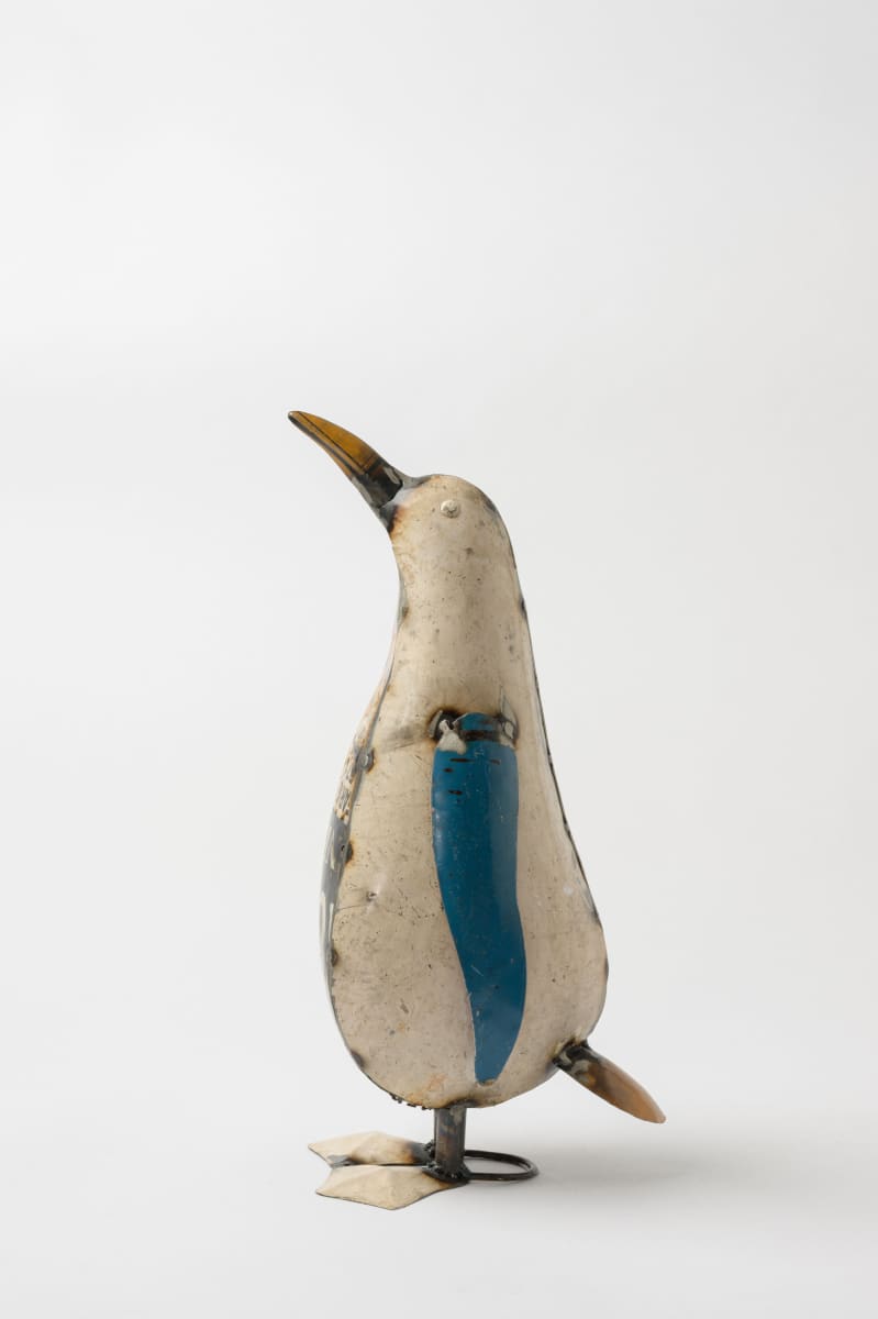 De Kulture Handcrafted Recycled Iron Penguin Decorative Collectible Figurine Showpiece Beautify Home Office Holiday Décor| Ideal for Garden 