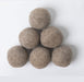 De Kulture Handmade Premium Grey Brown Dry Ball Eco Friendly Needle Felted Stuffed Ideal for Home Office Decoration Holiday Decor 2x4x2.5 