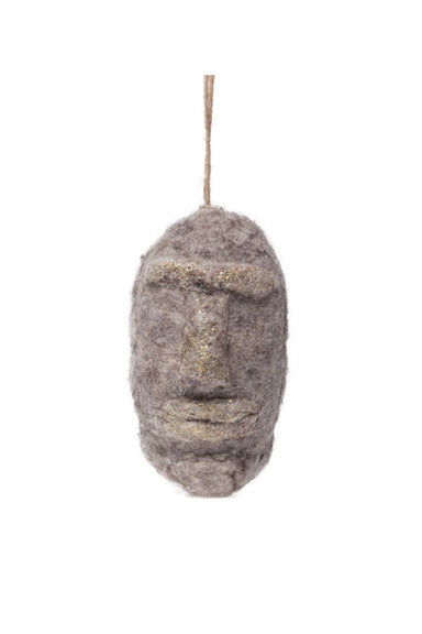 De Kulture Handmade Premium Wool Felt Easter Grey Island Eco Friendly Needle Felted Stuffed Eastertide Ornament Ideal For Home Office Party 