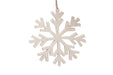 De Kulture Handmade Premium Wool Felt Snowflake Eco Friendly Needle Felted Christmas Xmas Tree Decoration Stuffed Ornament For Home Office 