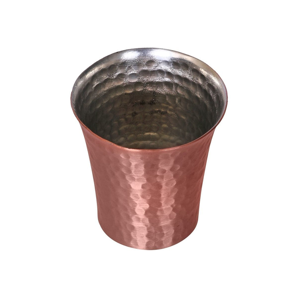 De Kulture Handmade Pure Copper Extra Shot Glasses Cup Tumbler With Tin Plating Drinkware - by DeKulture Works Private Limited