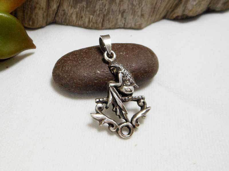 Necklaces Delightful Handcraft Sterling Silver Virgo Star Sign Charm,Virgo Zodiac Charm,Birth Charm,Birthday Gifts,Personalized Gifts