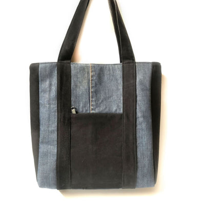 Denim Boxy Tote - By Rimagined