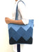 Denim Square Patchwork Tote - By Rimagined