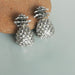 Double Sided Sterling Silver Pineapple Earrings | Chunky Ear Studs | Ethnic Jewelry | E1113 - by Oneyellowbutterfly