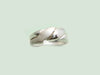Rings Double Twist Silver Ring 2Tone Womens