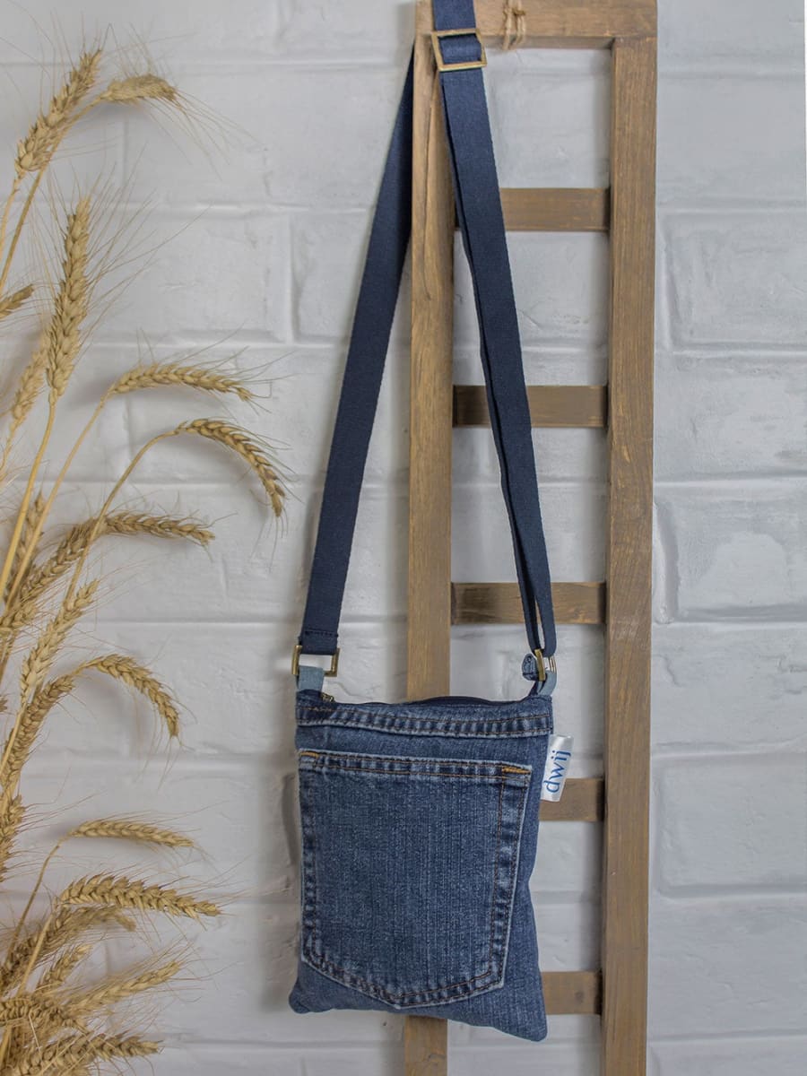 sling bags Dwij Upcycled mini Bag Brisk Sling - by DWIJ