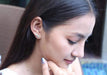 Earrings Earring Sets,Howlite And Turquoise Bar Stone Earrings,Gold Dipped Gift Jewellery Geometric Jewelry Minimalist (ESET1)