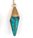 earrings Egyptian Turquoise Earrings Gold Dangling Ear Drops Gifts For Her Bohemian Jewelry Minimalist (SE17) - by Silver Soul Charms