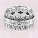 rings 925 Sterling Silver Ring Energy Spinner Meditation Textured Handmade For Men’s - 7 by Rajtarang