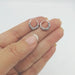 earrings Ethnic Bali hoops | 12mm silver | Ear piercings | Minimalist | EF37 - by OneYellowButterfly