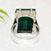 rings Excellent INDIAN EMERALD Ring May Birthstone 925 Sterling Silver - by Jewelry Zone