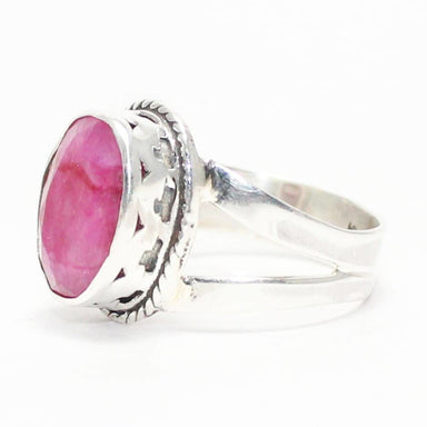 Rings Exclusive NATURAL INDIAN RUBY Gemstone Ring Birthstone 925 Sterling Silver Fashion Handmade All Size Gift